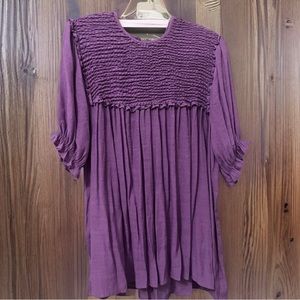 Beautiful Violet Blouse size 1X